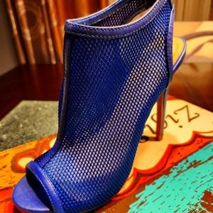 Blue heels. Womans size 7.5